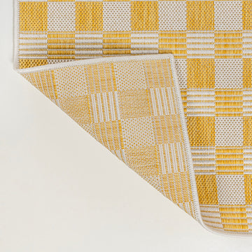 Aimee Traditional Cottage Checkerboard Indoor/Outdoor Area Rug